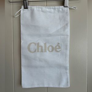 Chloe white fabric Dustbag